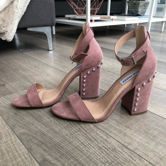 NWT Pink Steve Madden Heeled Sandals - Picture 3 of 8